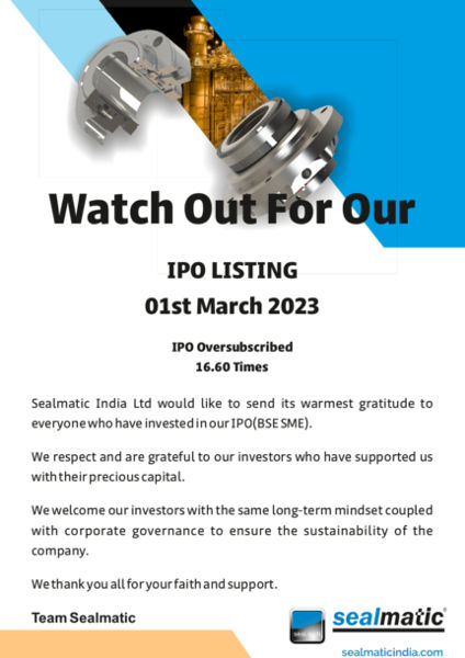Sealmatic India Limited IPO